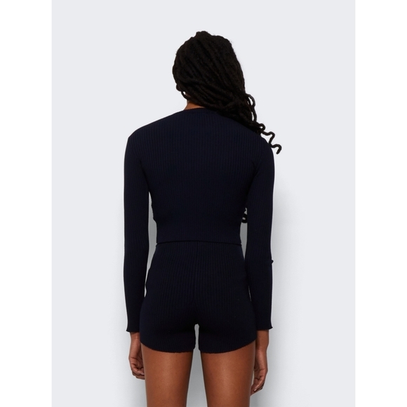 COURREGES Logo Sweater Black Large - Picture 5 of 11